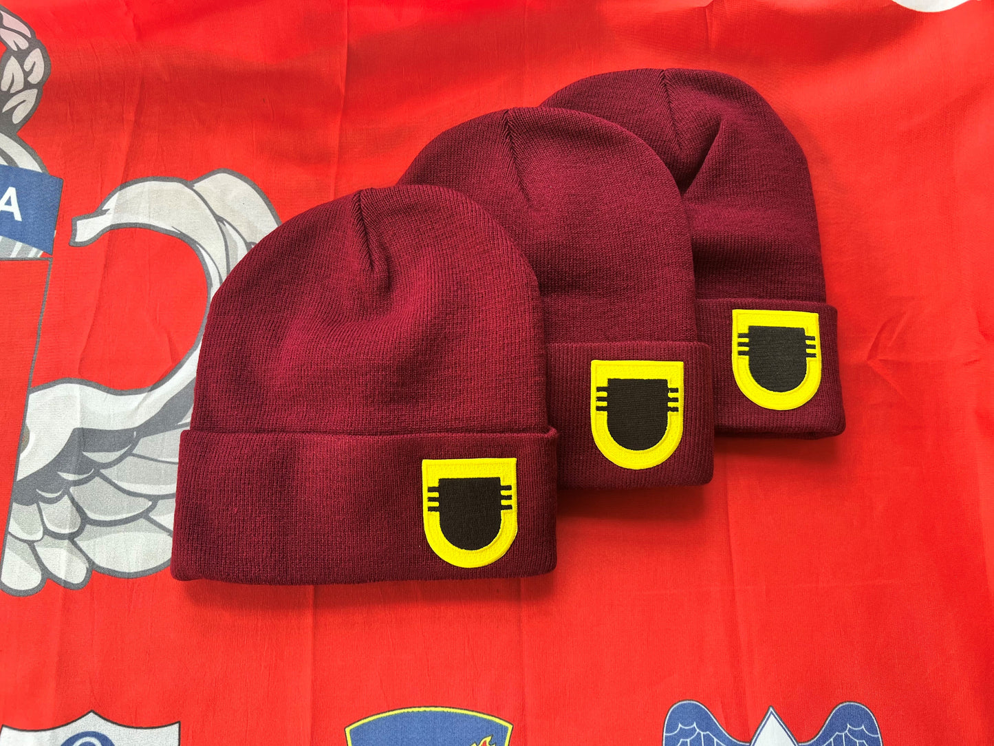 3 509 Maroon Beanies
