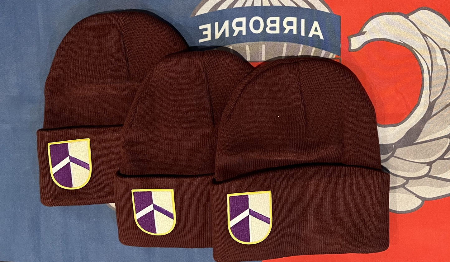 360th CA BDE Maroon Beanies