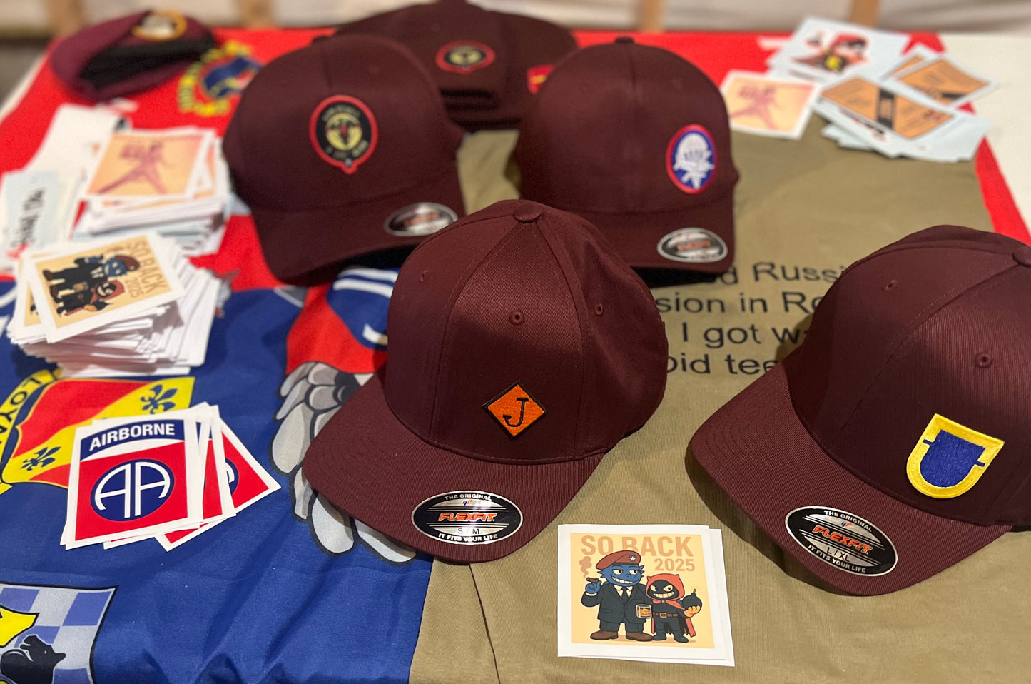 Maroon Cap