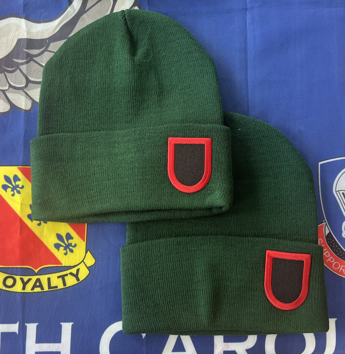 Hunter Green USASOC Beanie