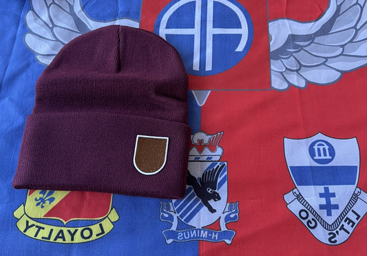 307th BSB Maroon Beanie