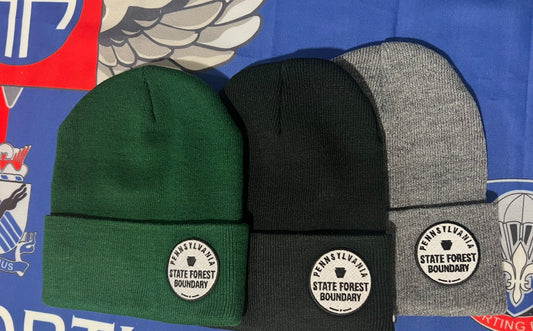 PA State Forest Boundary Beanies