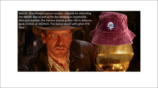 Maroon Boonie Cap